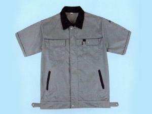 XC-My088浅灰细斜纹上青领2号