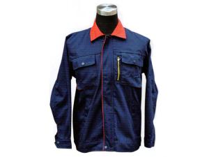 XC-JS-02070藏蓝红领立体兜