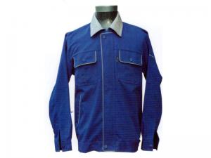 XC-JS-02037艳蓝帆布灰领